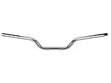 Tommaselli Mittelgroßer Lenker aus verchromtem Stahl ohne Querstange für Straßenmotorräder/Racing Abmessungen: Länge: A - 721 mm Höhe: C - 107 mm Ausladung: D - 92 mm Durchmesser: 22 mm