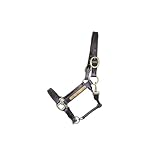 German Riding Edles Lederhalfter mit individueller Gravurmöglichkeit braun (Cob)