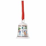 Hutschenreuther Weihnachten Sammelkollektion 2025 Porzellanglocke Weihnachtsspiele Weihnachtsglocke, 7 cm