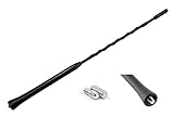 Audioproject A103 - Autoantenne Dachantenne Radio Antenne 28cm für VW Golf 4 5 6 7 Lupo Polo 6R Audi Opel Ford Focus Renault BMW Seat Skoda DAB Antenne Auto Antenne Dach Autoradio Antenne Stabantenne