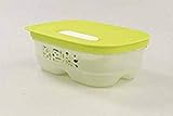 Tupperware® Klima-Oase 800 ml Frische-Behälter Prima-Klima Kühlschrank-Box A180 gelb