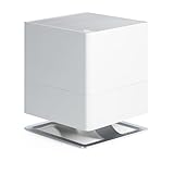 Stadler Form Luftbefeuchter Oskar, energiesparender Raumbefeuchter für Räume bis 50 m², Verdunster mit Abschalt-Automatik, dimmbare LEDs, sehr leise, für Duftöl geeignet, 24,6 x 29 x 24,6 cm, weiss