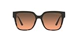 Michael Kors Sonnenbrille für Damen, Dark Tortoise/Brown Shaded, 54/17