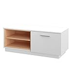Vicco Lowboard TV-Board Fernsehschrank Beatrice Weiß 100cm TV-Schrank Regal
