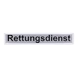 RescPol Rückenschild Rettungsdienst - 30 x 5cm - weiß