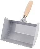 KOTARBAU Klebekelle 100 – 420 mm Holzgriff Plankelle Porenbetonkelle Gasbetonkelle Mörtelbettkelle Plansteinkelle Betonschaufel Rechteckzahnung (175 mm)