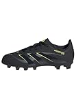 adidas Unisex Kinder Predator Club Firm Multi Ground Football Boots Kids Fußballschuhe, Core Black/Carbon/Lucid Lemon