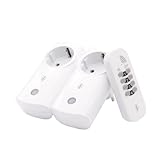 Intertechno Smart Home Funk Power Zwischenstecker Set IT2P-2300 mit Fernbedienung (IP55), bis 2300 Watt