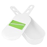 Gemüsereibe, ABS-Kunststoff-Rübenschnitzler Multifunktions-Lebensmittelzerkleinerer mit 4 Stück Edelstahlklinge für den Heimgebrauch in der Küche