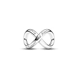 PANDORA Moments Für immer & Ewig Unendlichkeits-Charm aus Sterling Silber, Kompatibel Moments Armbändern, 793243C00