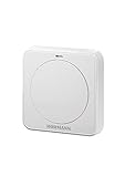 Hörmann Funk-Innentaster FIT 1 868-BS weiß DE (eine Tastenfunktion mit großer Taste zur einfachen Bedienung, Fernbedienung, Smart Home) 4556699