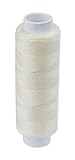 Starker Nähfaden aus Polyester für Profis von Pasmanta, Feinste Spulen, Universeller Mehrzweckgarn fürs Hand- und Maschinennähen, Rolle: 200 m, von Pasmanta seit 1953 (5611 - Sahne)
