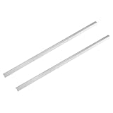 QUARKZMAN 2 Stück Aluminium Flachprofil 8 x 8 mm Aluleisten Flach Länge 305 mm Quadratischer 6061 Aluminium Flachplatte Aluschiene Schweißbar Massiv Neuware für Industriegebäude