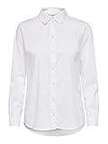 JDY Damen Bluse JDYMIO L/S Shirt WVN NOOS, Weiß (White), 38
