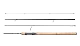 Berkley Lightning HT II Travel Spinning Angelrute - Leichtgewicht 24HDC Carbon, Edelstahl Minima Führungen, kompaktes 4-teiliges Design, Süß- und Salzwasser Raubfischangler, 2.44m