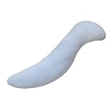 CeaBulo Hypoallergenes Schwangerschaftskissen, 1,1 m Länge, ergonomisch, für Erwachsene und Kinder, waschbare Stoffbezüge, langes Körperkissen für Rücken