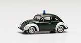 herpa 096454 Volkswagen Käfer Polizei München Modell Auto Miniaturmodelle Kleinmodell Sammlerstück Detailgetreu, Mehrfarbig