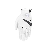 Callaway Golf Syntech Herren Golfhandschuh 2025 - Linke Hand für Rechtshänder, M, Weiß