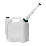 Ölbehälterfahrzeuge - 1L, Polypropylen, transparent, Ölkessel, Messbecher, Rohrflasche | Motorölspender mit erweitertem Auslauf für korrekte Befüllung, Motorölwechsel Werkzeuge für Gartengeräte