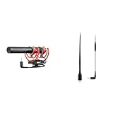 RØDE VideoMic NTG Premium-USB/Kamera-Mikrofon mit zahlreichen Schaltmöglichkeiten und Funktionen für Videoaufnahmen & SC15 USB-C auf Lightning Kabel
