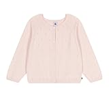 Petit Bateau Mädchen Strickjacke A0cjn, Rosa, 3 Jahre