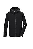killtec Jungen Softshelljacke/Outdoorjacke mit Kapuze KOS 143 BYS SFTSHLL JCKT, schwarz, 140, 43255-000