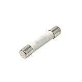 SIBA 7012540.0,4 Sicherung: Schmelz super schnell 400mA 700VAC 6,3x32mm Messing Keramik Mini zylindrisch mit Löschmittel und vernickeltem Kontakt