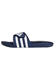 adidas Unisex Adissage Slides, Dark Blue / Cloud White / Dark Blue, 43 EU