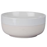 BUTLERS Müslischale 650 ml „Herz“ Steinzeug 650 ml – ME TIME – Müslischüssel weiß beige | Obstschale für Frühstück, Suppe, Salat, Dessert, Pasta | Snackschale & Salatschüssel