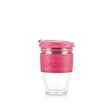 Bodum Joycup 11889-539S Reisebecher, doppelwandig, 0,25 l, Bubblegum