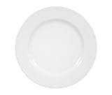 Seltmann 001.215710 Rondo/Liane Porzellan Speiseteller, Rund, Weiß, 25cm Durchmesser, 2,3cm Höhe