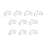 Qianly 10Pcs Ecke Schutz Pads Fisch Tank Ecke Wachen Aquarium Glas Winkel Abdeckung für Aquarien, 5 mm