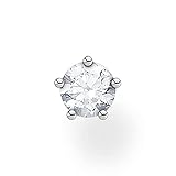 Thomas Sabo Einzel Ohrstecker weißer Stein silber 925 Sterling Silber H2135-051-14