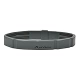 Phiten Metax Modulus Armband – Sportliches wasserdichtes Silikon-Armband für alternative Heilung – Power-Elastomer-Zone mit Metax-Technologie-Kugeln (Grau, 19,1 cm)