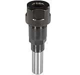 TOPWAY Fräser-Bit Spannzangenverlängerung, 1/2 Zoll Schaft Verlängerungsstange, hochwertiger Chrom-Vanadium-Stahl, Holzbearbeitung Trimmen Gravieren Fräsmaschine Extender Chuck Holder Adapter 133382