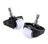 Haliya 2 Pack Vorderradrollen Ersatz für iRobot 800 900 700 600 500 Serie Staubsauger 560 650 690 770 860 890 960 980, Ersatzteile Ersatzrad für iRobot Roomba