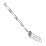 Teleskopgabel,Rutschfeste Küchenutensilien - Extra Lange Gabel Für Partys,Für Zuhause Büro Schule Grill Reisen Outdoor Angeln Backen Abendessen Mittagessen