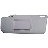 VHEUHZ Sonnenblende Links Grau Sonnenschirm mit Spiegel 735362729, Sonnenschutz Kompatibel mit FIAT Panda 169 MK2 2003-2012
