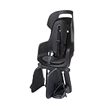 Bobike 8012300019 GO Maxi CFS XR Kinderfahrradsitz Hinten Für Gepäckträger, Für Kinder Von 9 Monaten Bis 6 Jahren, Max 22 kg, Verstellbare Fußstützen, Werkzeuglose Montage, Urban Schwarz