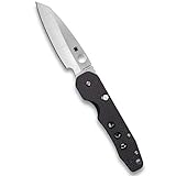 0 Spyderco Smock Compression Lock, manche 11,5 cm, Schwarz