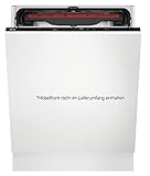 AEG Vollintegrierter Geschirrspüler 60 cm, Spülmaschine Serie 5000: AirDry Kein Nachtrocknen, Energieklasse C, Besteckschublade, personalisierte Zeit-Steuerung, 44 dB, Wasserstopp, 14 MG, FSK64907Z