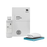 Musterring Möbelpflegeöl Weiß Set 250ml – Holzpflege für geölte Holzmöbel & Massivholz bianco – Schutz & Pflege in einem, inkl. Schleifpad & Pflegetuch