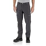 Carhartt Herren Arbeitshose Ripstop Cargo Fleece Lined, Farbe:Shadow, Farbe:Greige, 36L32