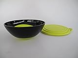 TUPPERWARE Eleganzia 600 ml schwarz limette Schale Schüssel Servierschale