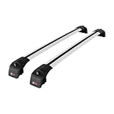 Kompatibel mit Audi Q7 (4M) 2016-2024 Relingträger ACE-2 Dachträger Gepackträger GRAU