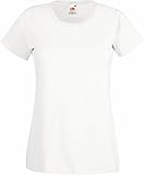 Basic T-Shirt "Valueweight" - für Damen Farbe weiß Größe M
