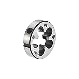 sourcing map Metrische Runde Schneideisen Maschinen Linksgewinde Legierter Werkzeugstahl M16 X 1