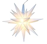 Herrnhuter Stern 13 cm - innen - Weiss