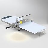 GESAIDES Teigausrollmaschine‌, Manueller Teigwalzer, Dickeneinstellung‌, für Präzises Blätterteig Teigausrollmaschine,Variable Stärken für Hobbybäcker und Kleine Cafés B