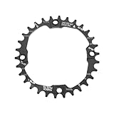 ECSiNG 104BCD Fahrradkettenblatt Schmales Breites Kettenblatt 30T Fahrrad Einzelnes Rundes Kettenblatt für 8 9 10 11 12 Geschwindigkeit Rennrad Mountainbike BMX MTB